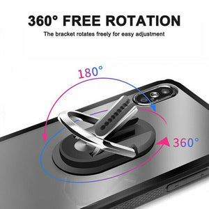 Multi-purpose Car Air Vent Mobile Phone Finger Ring Universal Phone Holder Bracket 360 Rotatable Stand For Iphone Samsung Huawei