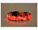 Load image into Gallery viewer, Nylon LED Camouflage Pet Dog Collar Night Safety Glow Flashing Cat Collar Led Luminous Small Dog Collars
