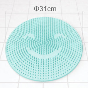 Silicone Bath Shower Back Brush Massager Bath Foot Brush Dead Skin Anti Skid Pad Bath Mats