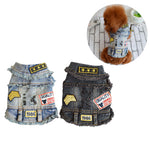 Load image into Gallery viewer, Factory Direct Sale Explosion Model Dog Clothes Cool Cowboy Vests Pet Clothes Spring and Autumn Dog Apparel Denim Jacket for Pet
