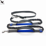 Load image into Gallery viewer, Pet Dog Running Leash Rope with2 handles DogJoging Walking Leash with Reflective Hands
