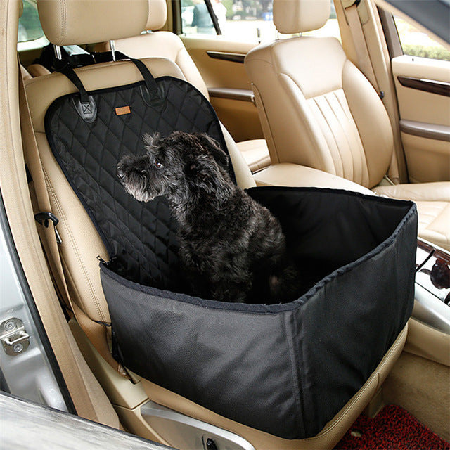 Pet Dog Car Seat Cover Protector Waterproof Vehicle Pet Mat Blanket Foldable Pet Dog Car Carrier Basket Safety Single Seat Bag