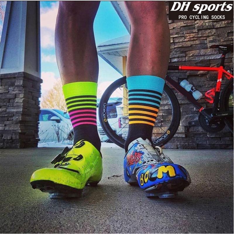 DH Sports  Professional Cycling Socks  Bicycle Outdoor Bike Riding  Climbing Running EUR 38-45