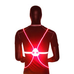 Load image into Gallery viewer, 360 Reflective LED Flash Driving Vest High Visibility Night Running Cycling Riding Outdoor Activities Light Up Safety Bike Vest
