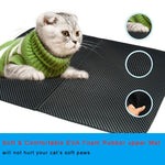 Load image into Gallery viewer, Waterproof Pet Cat Litter Mat EVA Double Layer Cat Litter Trapping Pet Litter Cat Mat Clean Pad Products
