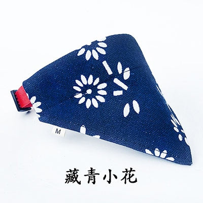 Cat Dog Bandana Bibs Scarf Collar Adjustable Pet Neckerchief Scarf Waterproof Saliva Towel for Small Medium Large Dogs