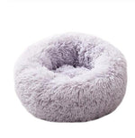 Load image into Gallery viewer, Long Plush Super Soft Pet Bed Kennel Dog Round Cat Winter Warm Sleeping Bag Puppy Cushion Mat Portable Cat Supplies 46/50/60cm
