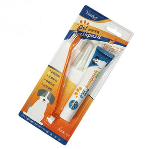 Pet Toothpaste and Toothbrush Set