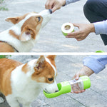 Load image into Gallery viewer, Pet Dog Water Bottle Portable Drinking water Feeder Bowl dog cat food feeding for Puppy dog cat Outdoor Walking Travel Supplies
