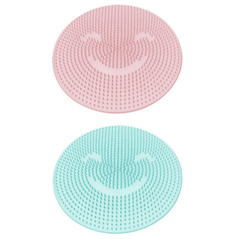 Silicone Bath Shower Back Brush Massager Bath Foot Brush Dead Skin Anti Skid Pad Bath Mats