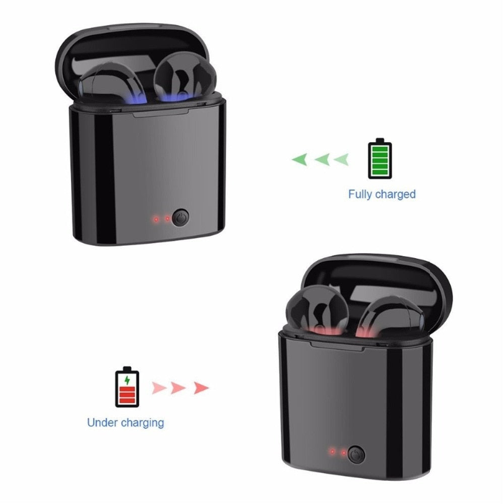 i7s TWS Mini Wireless Bluetooth Earphone Stereo Earbud Headset With Charging Box Mic For Iphone Xiaomi All Smart Phone air pods