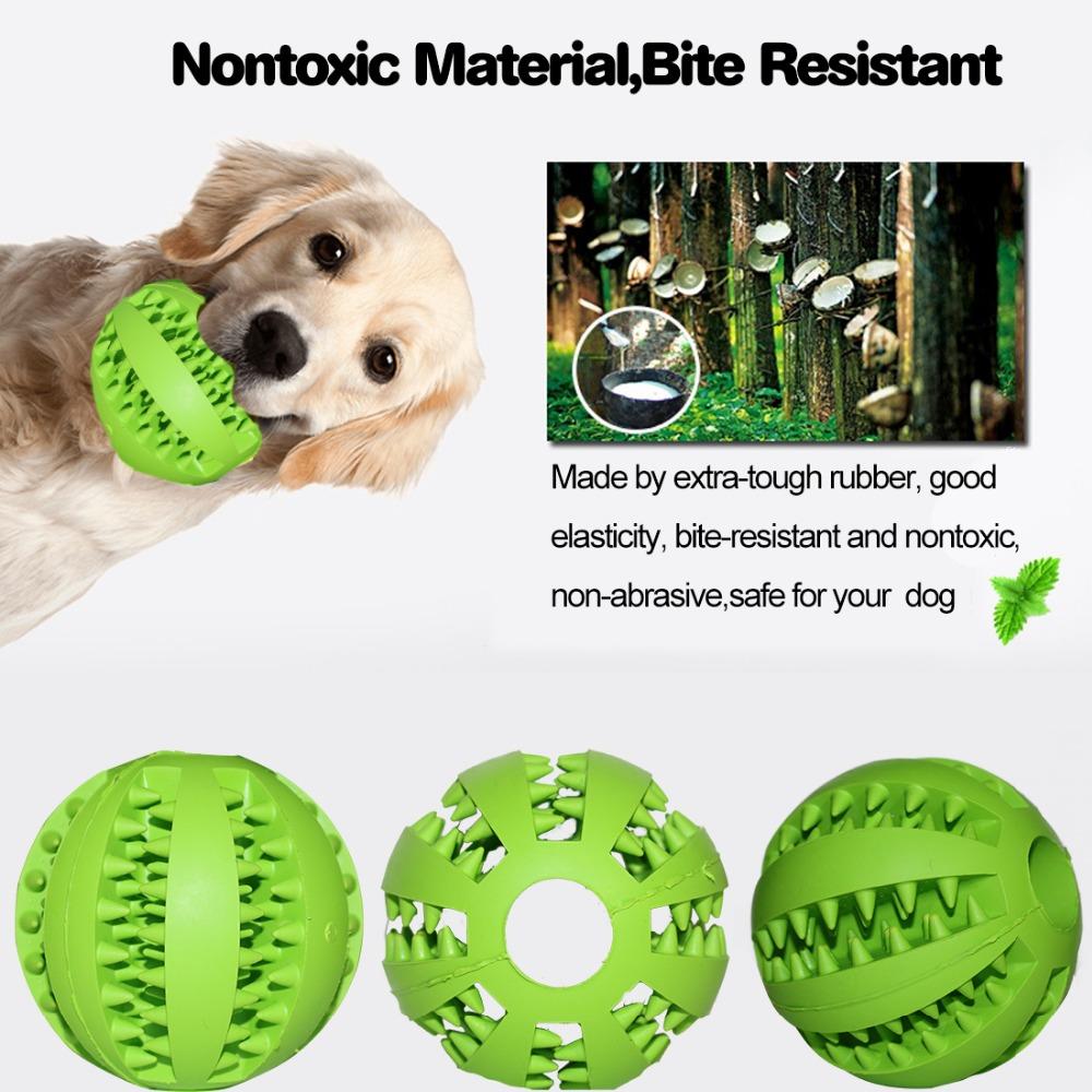 Pet Dog Toys Extra-tough Rubber Ball Toy Funny Interactive Elasticity Ball Dog Chew Toys