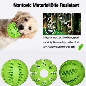 Pet Dog Toys Extra-tough Rubber Ball Toy Funny Interactive Elasticity Ball Dog Chew Toys