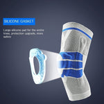 Load image into Gallery viewer, Elastic Basketball Knee Pads Support Silicon Padded Patella Brace Kneepad Protective Gear for Volleyball Sports Safety
