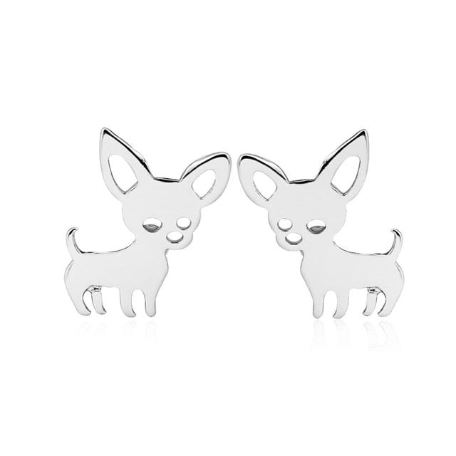 Cute Chihuahua Pet Pendant Necklaces for Women Love My Pet Animal Dog Necklace Choker Ketting Jewelry