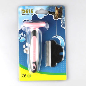 Pet Hair Removal Comb Hair For Dogs Cats Brush Detachable Hair Shedding Trimming