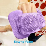 Load image into Gallery viewer, Bath Artifact Shower Shower Silicone Body Brush Bath Belt Exfoliating Body Brush Belt Wash
