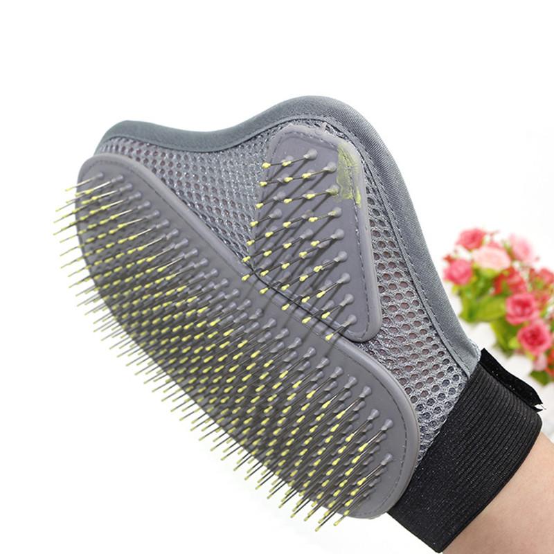 1pc Comfortable Pet Animal Grooming Glove Dog Cat Comb Brush for Medium to Long Hair Relax Muscles Pet Bath Cleaning Brush