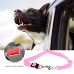 Load image into Gallery viewer, 43 70cm Adjustable Dog Car Safety Seat Belt Vehicle Seatbelt Harness Lead Clip Pet Dog Supplies Safety Lever Auto Traction
