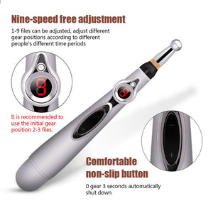 Electric Acupuncture Pen Electronic Meridian Energy Body Massager Pain Relief Therapy Instrument massage relaxation