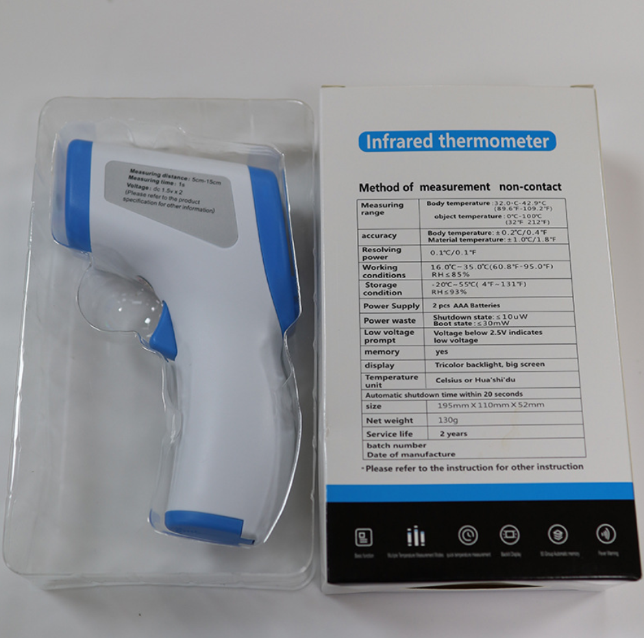 Infrared Forehead Body Thermometer  Baby Adult Digital Thermometer Gun Non-contact Body Temperature Measurement Meter