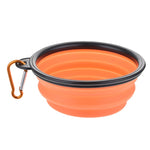 Load image into Gallery viewer, 1Pcs Portable Travel Bowl Dog Feeder Water Food Container Silicone Small Mudium Dog Pet Accessories Folding Dog Bowl Outfit
