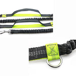 Load image into Gallery viewer, Pet Dog Running Leash Rope with2 handles DogJoging Walking Leash with Reflective Hands
