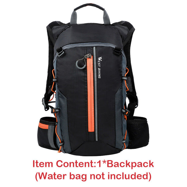 WEST BIKING Waterproof Bicycle Bag Cycling Backpack Breathable 10L Ultralight Bike Water Bag Climbing Cycling Hydration Backpack