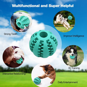 Pet Dog Toys Extra-tough Rubber Ball Toy Funny Interactive Elasticity Ball Dog Chew Toys