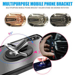 Load image into Gallery viewer, Multi-purpose Car Air Vent Mobile Phone Finger Ring Universal Phone Holder Bracket 360 Rotatable Stand For Iphone Samsung Huawei
