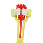 Load image into Gallery viewer, Three Sided Pet Toothbrush
