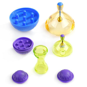 Pet Training Exercise Tumbler Leakage Food Smarter Interactive IQ Treat Ball Fun Bowl Toy