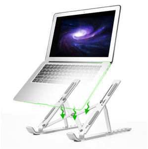 N3 Adjustable Laptop Bracket Holder Stand Computer Notebook Stand with Silicone Non-slip Pad