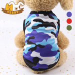 Load image into Gallery viewer, Pet Puppy Shirt Vest For Dogs, Camouflage Pet Dog Spring Summer Clothes, Military Dog T Shirt Para Perro Tshirt
