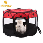 Load image into Gallery viewer, 8-side Foldable Pet tent Dog House Cage Dog Cat Tent Playpen Puppy Kennel Easy Operation Octagonal Fence
