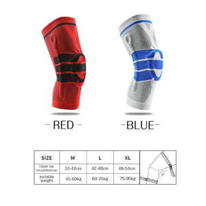 Elastic Basketball Knee Pads Support Silicon Padded Patella Brace Kneepad Protective Gear for Volleyball Sports Safety