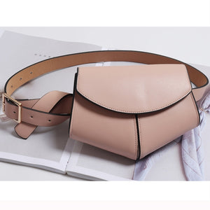 Women Serpentine Fanny Pack Ladies New Fashion Waist Belt Bag Mini Disco Waist bag Leather Small Shoulder Bags