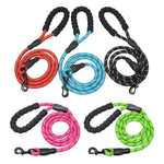 Load image into Gallery viewer, Reflective Dog Pet Leash Rope Nylon Small Dogs Puppy Leashes 150cm Long Heavy Duty Large Dog Lead Red Blue Pink Green Black
