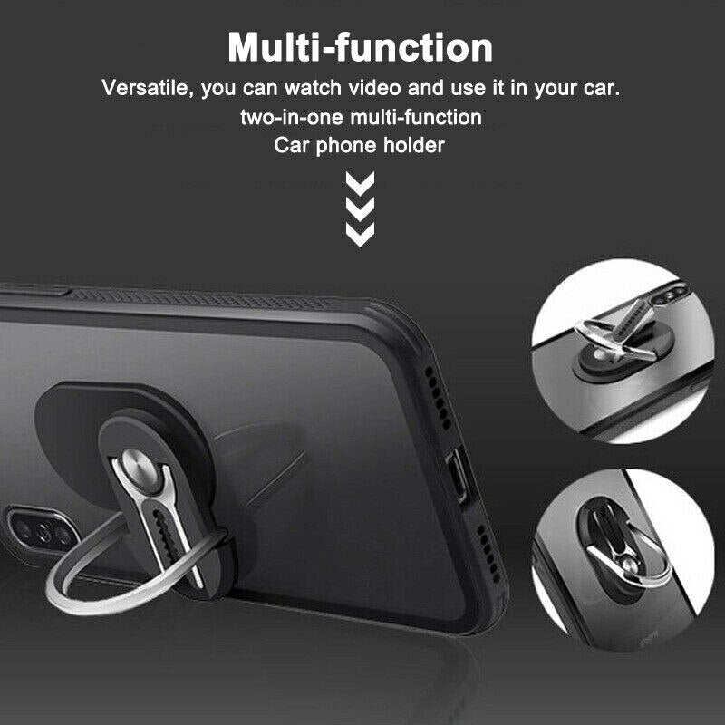 Multi-purpose Car Air Vent Mobile Phone Finger Ring Universal Phone Holder Bracket 360 Rotatable Stand For Iphone Samsung Huawei