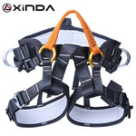 Load image into Gallery viewer, XINDA Camping Outdoor Hiking Rock Climbing Half Body Waist Support Safety Belt Climbing tree Harness Aerial Sports Equipment
