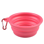 Load image into Gallery viewer, 1Pcs Portable Travel Bowl Dog Feeder Water Food Container Silicone Small Mudium Dog Pet Accessories Folding Dog Bowl Outfit
