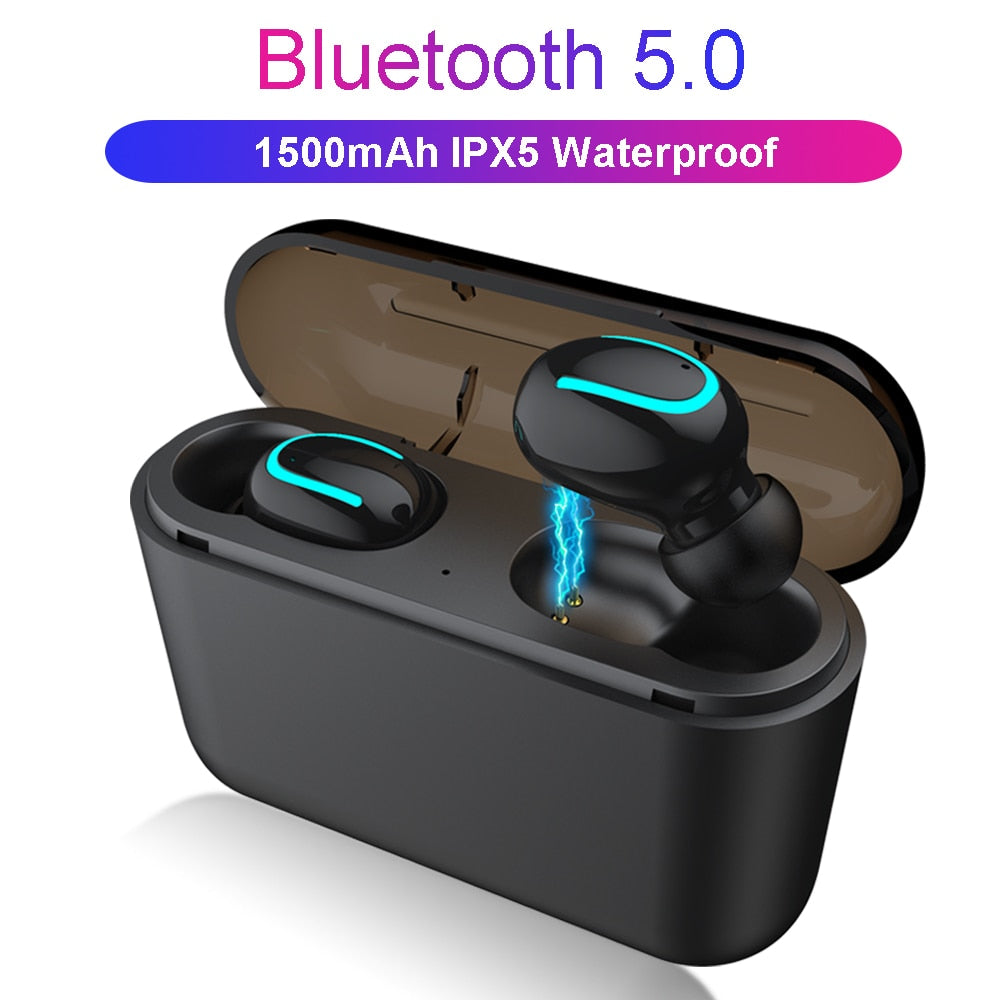 Bluetooth 5.0 Earphones TWS Wireless Headphones Blutooth Earphone Handsfree Headphone Sports Earbuds Gaming Headset