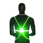 Load image into Gallery viewer, 360 Reflective LED Flash Driving Vest High Visibility Night Running Cycling Riding Outdoor Activities Light Up Safety Bike Vest
