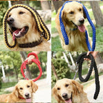 Load image into Gallery viewer, 1.5*110 Strong Pet Dog Braided Nylon Durable Dog Leash Lead Heavy Duty Anti-slip Rope Stereotyped Rope Collar Set
