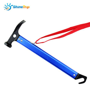 Shinetrip Lightweight Mountaineering Hammer Multi-purpose Hammer for Camping Hiking Tent with Hand Strap Portable Outdoor Tool