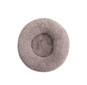 Long Plush Super Soft Pet Bed Kennel Dog Round Cat Winter Warm Sleeping Bag Puppy Cushion Mat Portable Cat Supplies 46/50/60cm