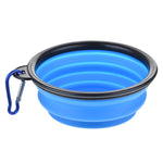 Load image into Gallery viewer, 1Pcs Portable Travel Bowl Dog Feeder Water Food Container Silicone Small Mudium Dog Pet Accessories Folding Dog Bowl Outfit
