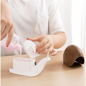 Snail Design Liquid Soap Dispenser Facial Cleanser Organize Bottle Shampoo Shower Gel and Lotion Storage Bottles 120ml