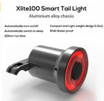 Load image into Gallery viewer, XLITE100 Bicycle Flashlight Bike Rear Light Auto Start/Stop Brake Sensing IPx6 Waterproof LED Charging Cycling Taillight
