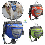 Load image into Gallery viewer, High quality pet accessories waterproof Adjustable nylon Pet Backpack Dog saddle Bag For Large Dog hiking travel
